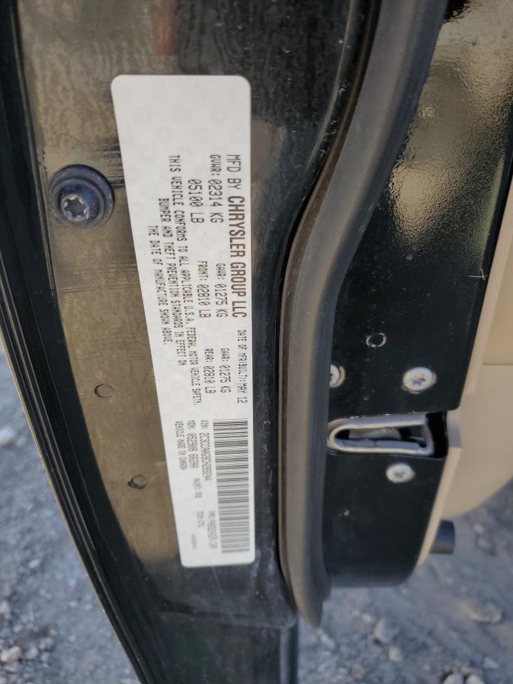 2012 Chrysler 300 VIN: 2C3CCAAG9CH289244 Lot: 89689335