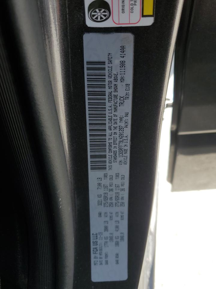 2020 Ram 1500 Big Horn/Lone Star VIN: 1C6SRFFT9LN201297 Lot: 85906795