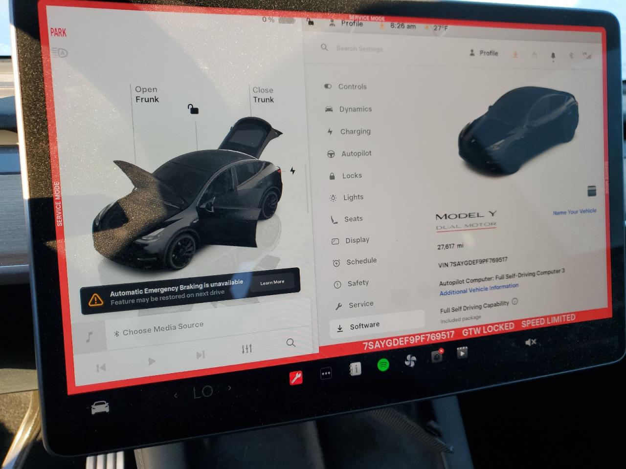 2023 Tesla Model Y VIN: 7SAYGDEF9PF769517 Lot: 82755755