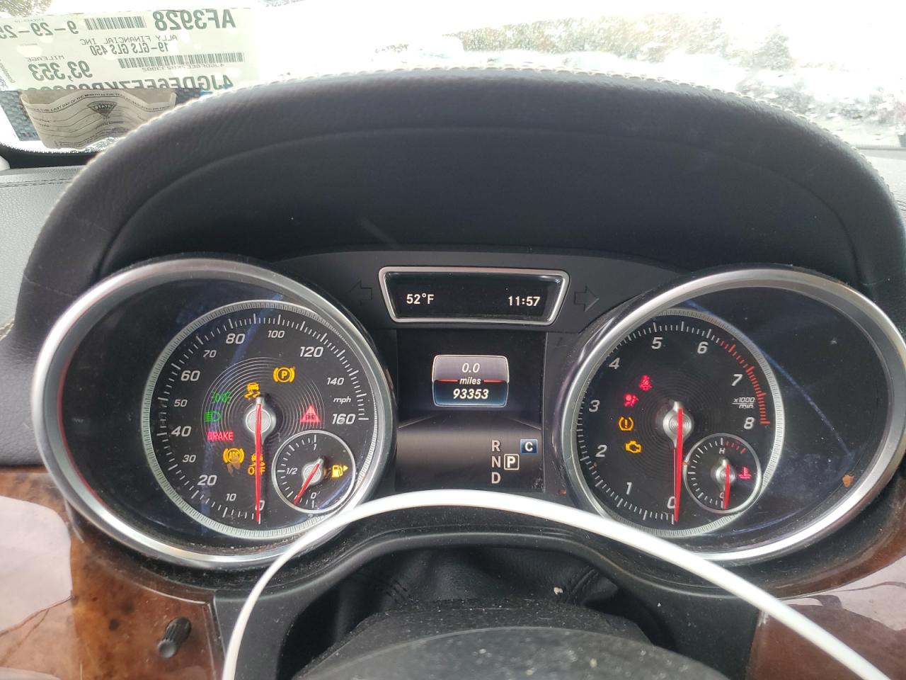 2019 Mercedes-Benz Gls 450 4Matic VIN: 4JGDF6EE7KB233982 Lot: 90381645