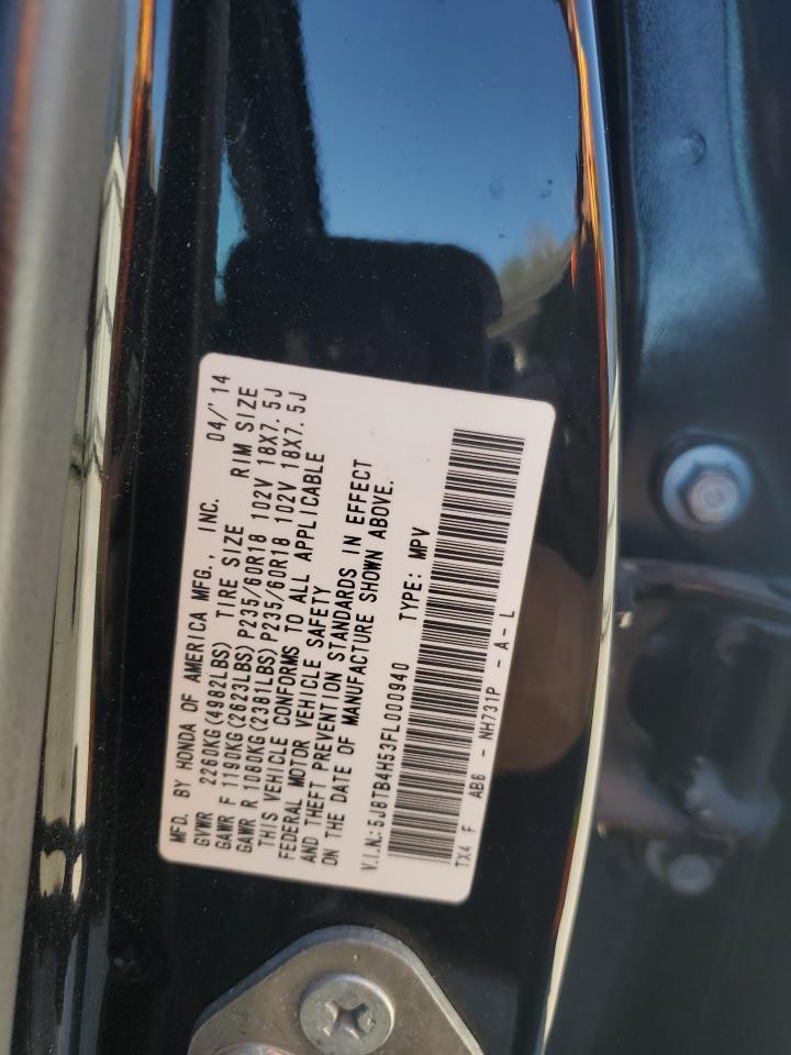 2015 Acura Rdx Technology VIN: 5J8TB4H53FL000940 Lot: 86972475