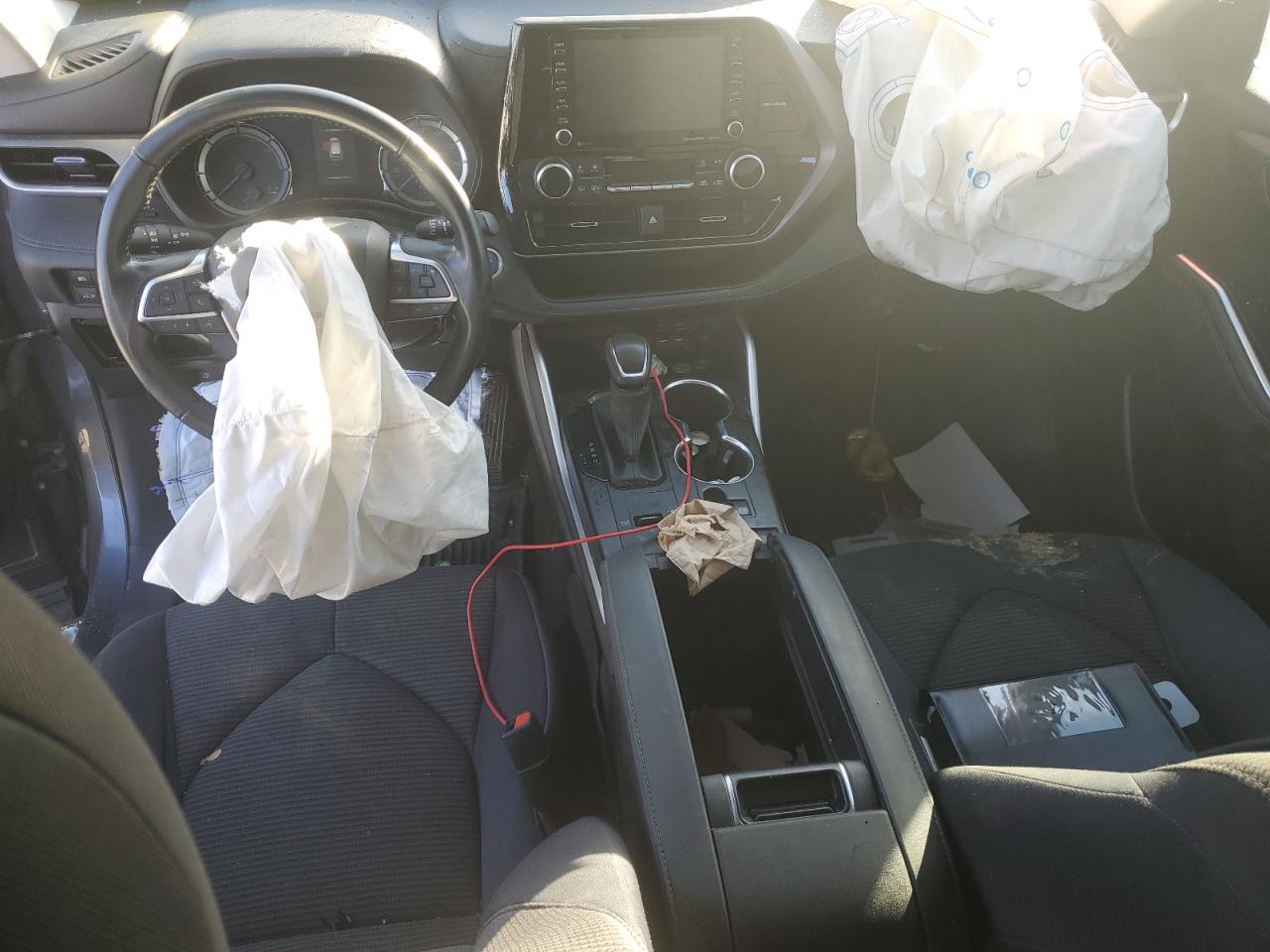 2021 Toyota Highlander Hybrid Le VIN: 5TDBBRCH5MS039727 Lot: 87373805