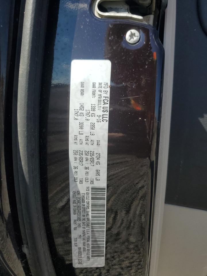 2017 Chrysler Pacifica Touring L VIN: 2C4RC1BG5HR591085 Lot: 90602835