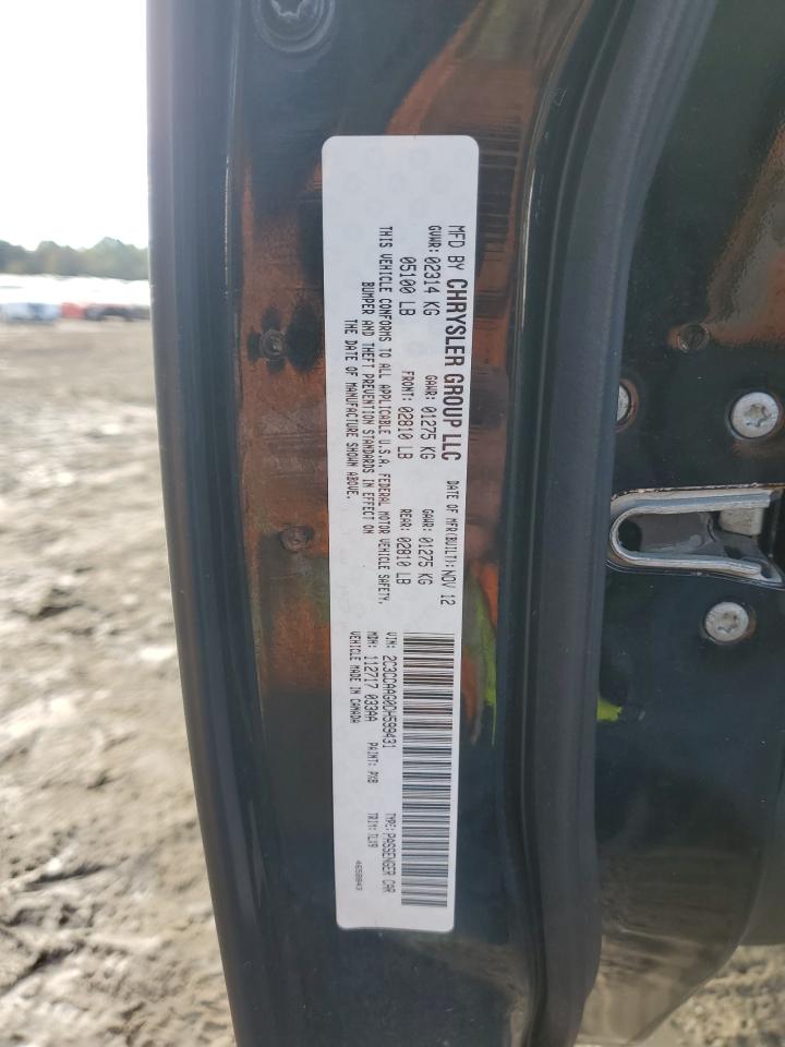 2013 Chrysler 300 VIN: 2C3CCAAG0DH599431 Lot: 86660955