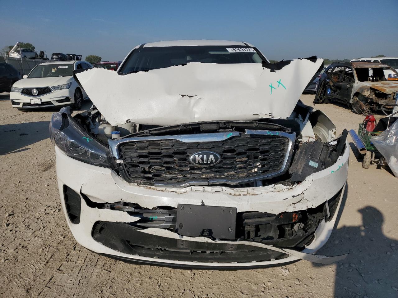 2019 Kia Sorento Lx VIN: 5XYPG4A51KG509863 Lot: 82001735