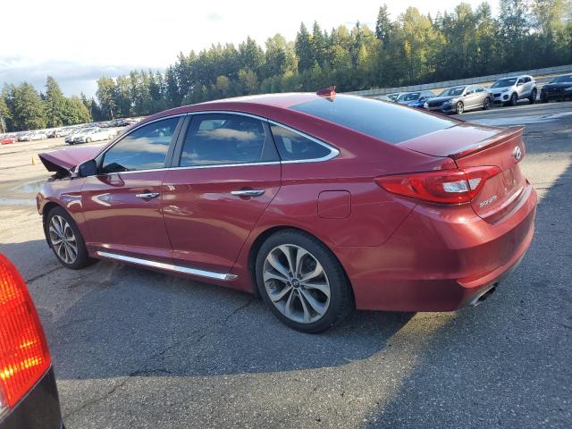  HYUNDAI SONATA 2016 Красный