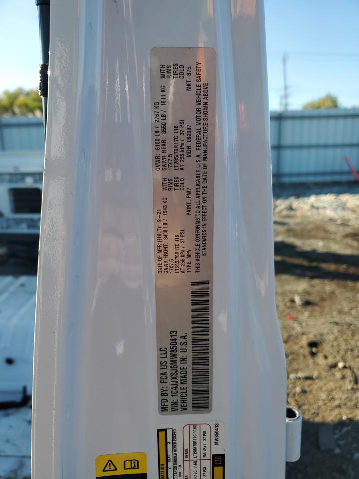 2021 Jeep Wrangler Unlimited Rubicon 392 VIN: 1C4JJXSJ6MW850413 Lot: 82271825