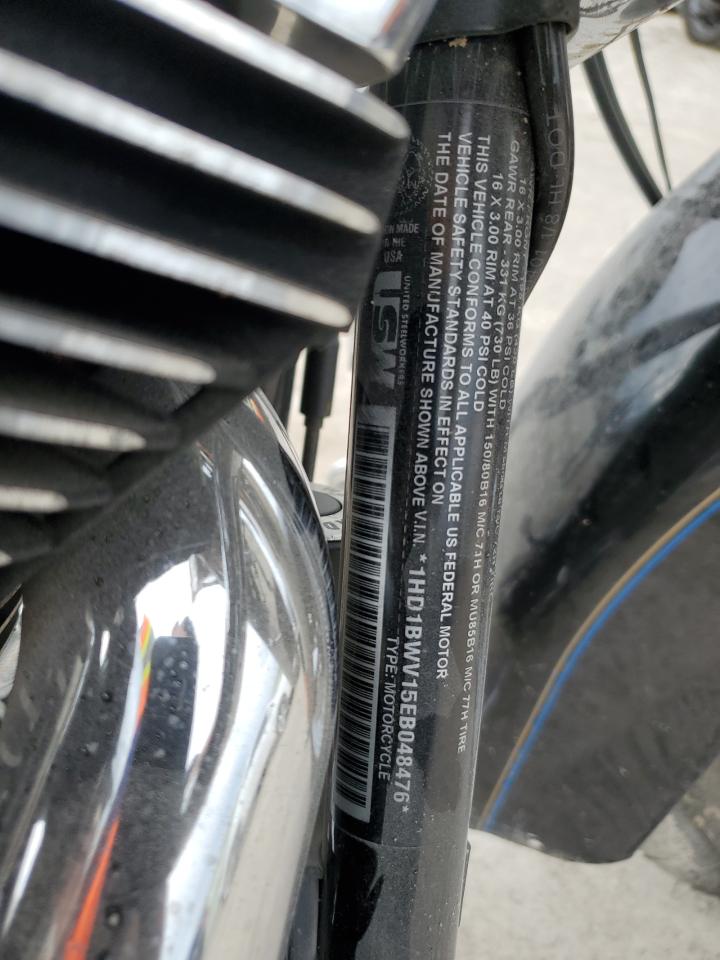 2014 Harley-Davidson Flstc Heritage Softail Classic VIN: 1HD1BWV15EB048476 Lot: 86064335