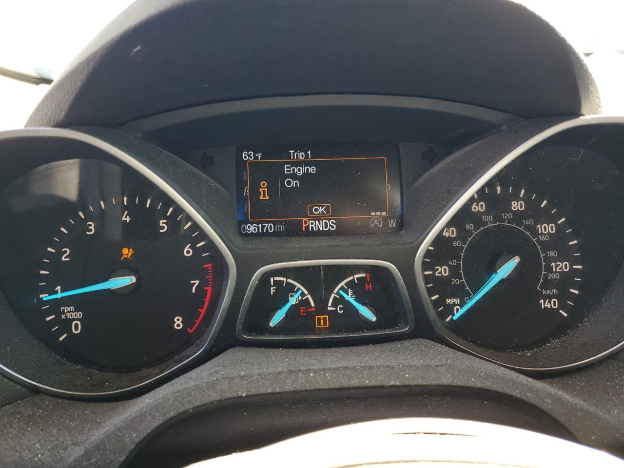 2017 Ford Escape Titanium VIN: 1FMCU0J95HUA14054 Lot: 91012485