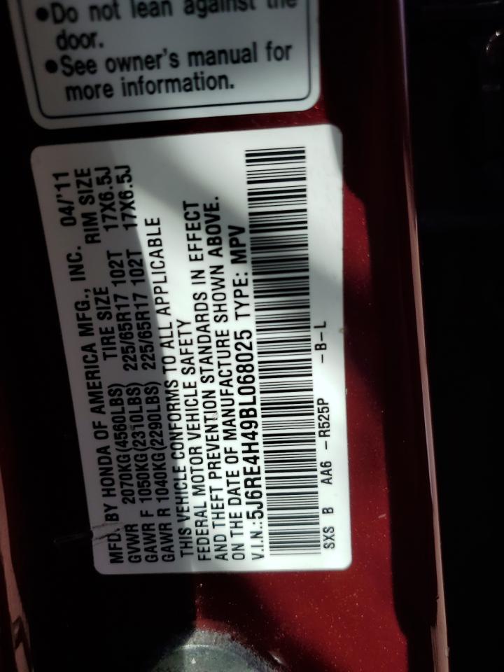 2011 Honda Cr-V Se VIN: 5J6RE4H49BL068025 Lot: 85167445