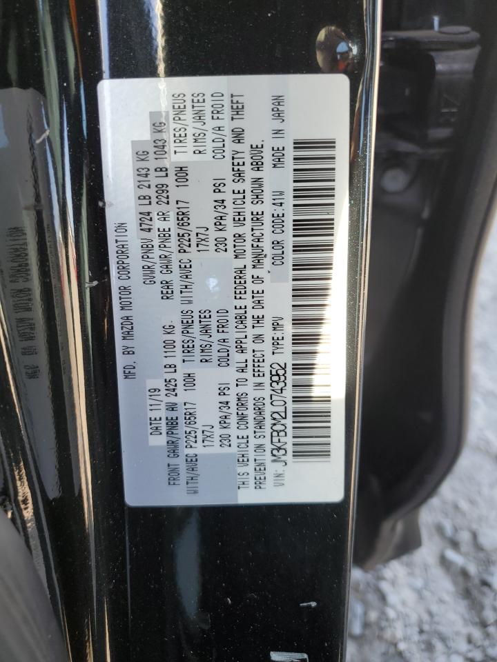 2020 Mazda Cx-5 Touring VIN: JM3KFBCM2L0743952 Lot: 82219815