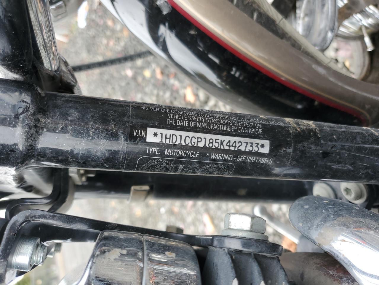 2005 Harley-Davidson Xl1200 C VIN: 1HD1CGP185K442733 Lot: 81973875