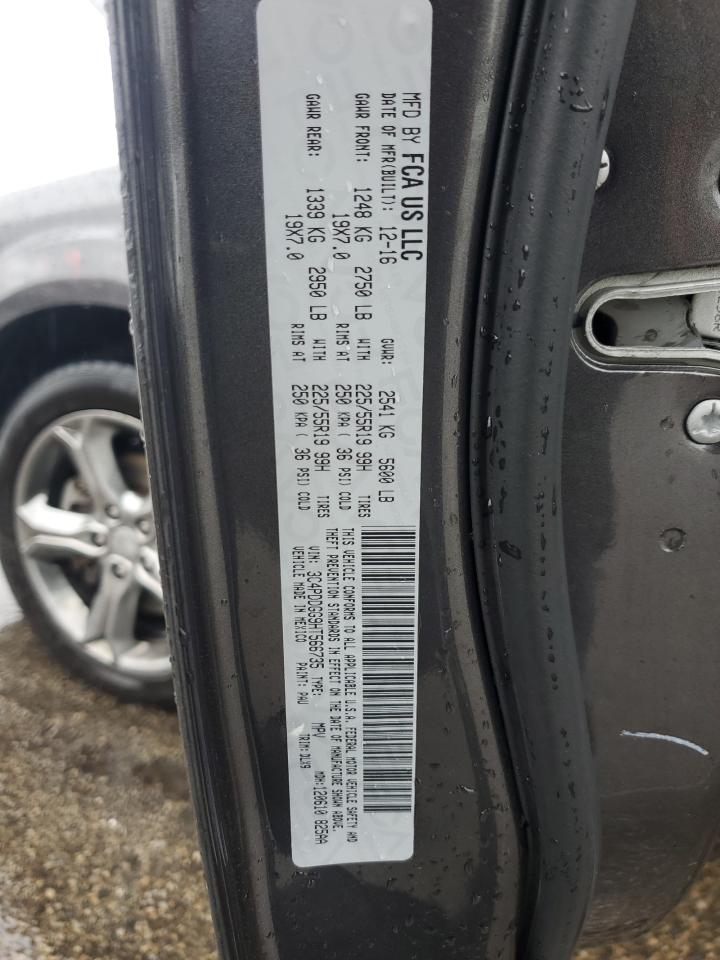 2017 Dodge Journey Crossroad VIN: 3C4PDDGG9HT566735 Lot: 82717585