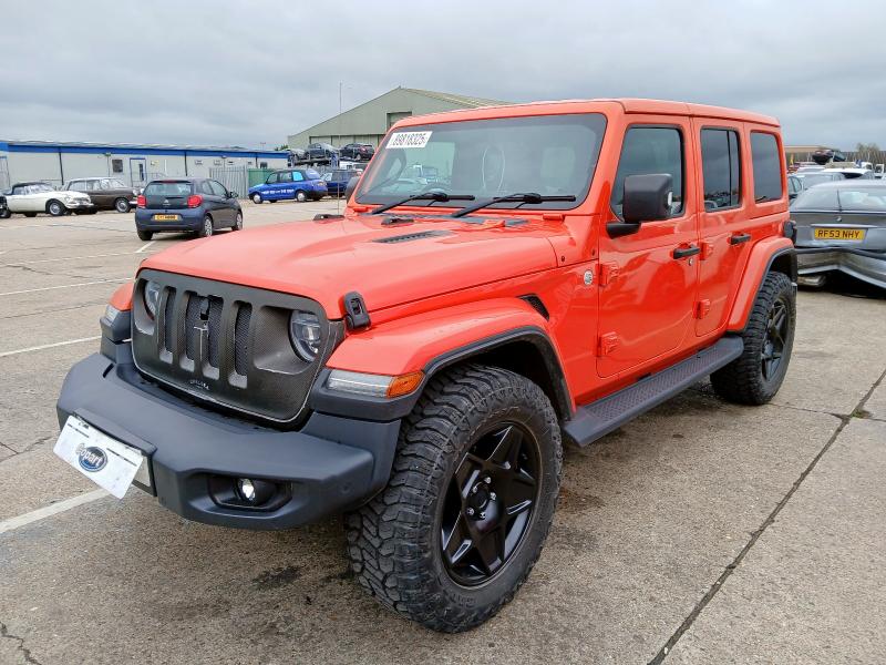 2019 JEEP WRANGLER 2.0 GME SAHARA 4DR AUTO8 for sale at Copart NEWBURY