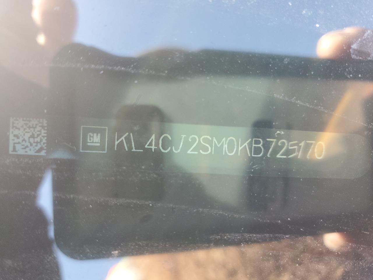 2019 Buick Encore Sport Touring VIN: KL4CJ2SM0KB725170 Lot: 86890875