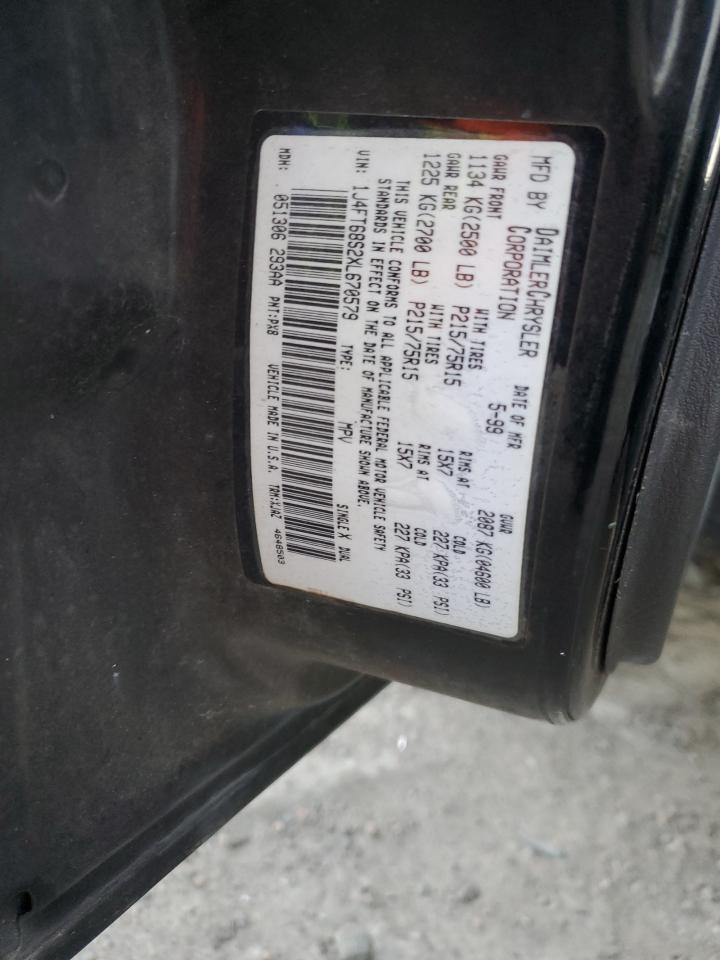 1999 Jeep Cherokee Sport VIN: 1J4FT68S2XL670579 Lot: 90354775