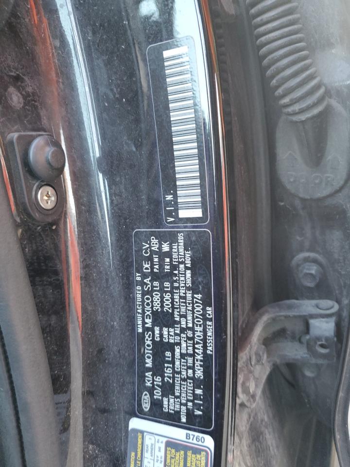 2017 Kia Forte Lx VIN: 3KPFK4A70HE070074 Lot: 90922935