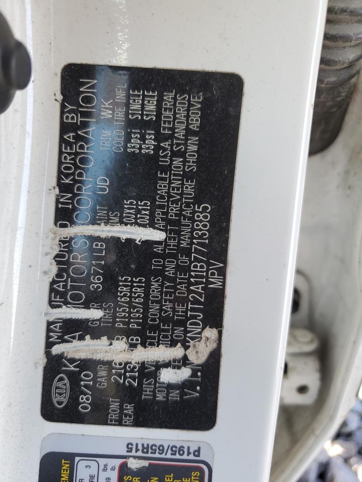 2011 Kia Soul VIN: KNDJT2A11B7713885 Lot: 85346645