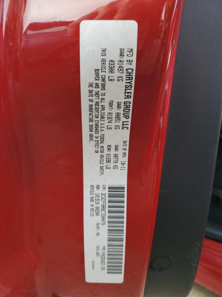 2012 Fiat 500 Sport VIN: 3C3CFFBR8CT200470 Lot: 85560945