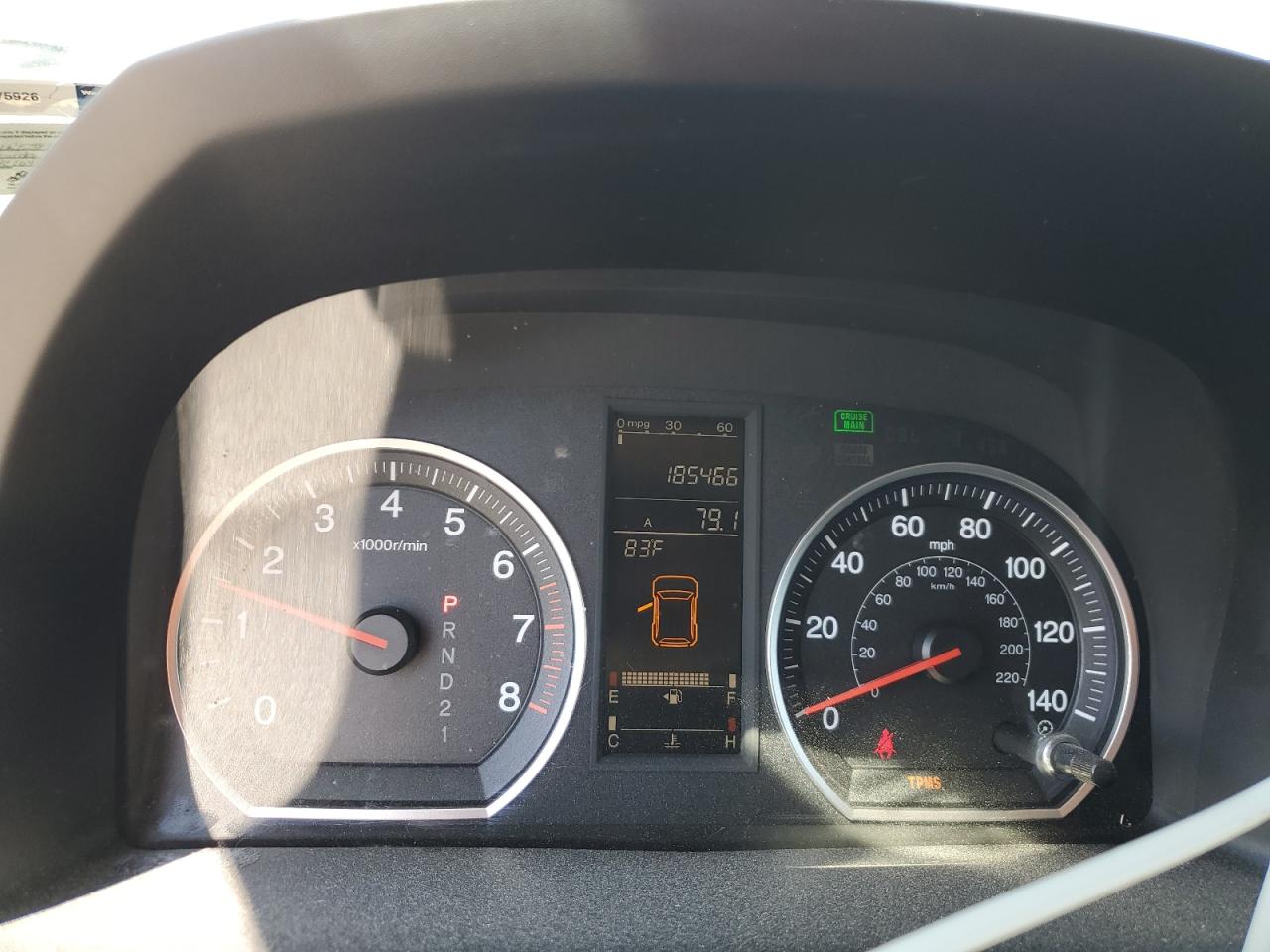 2008 Honda Cr-V Exl VIN: JHLRE387X8C017574 Lot: 85119085