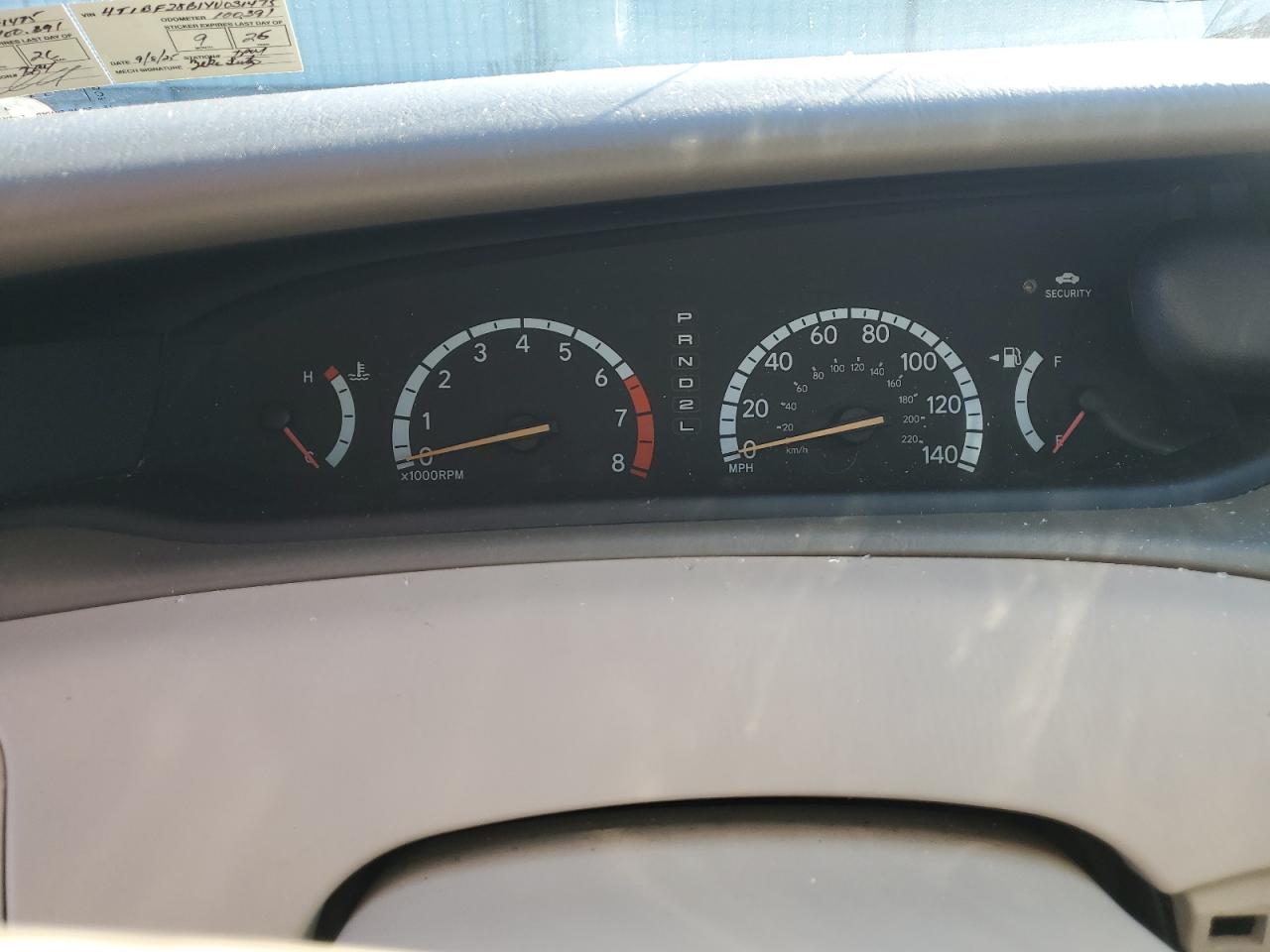 2000 Toyota Avalon Xl VIN: 4T1BF28B1YU031475 Lot: 86785035