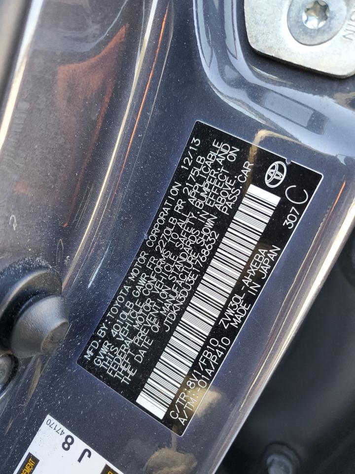 2014 Toyota Prius VIN: JTDKN3DU3E1768632 Lot: 82349745