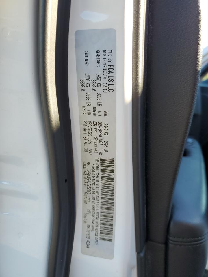 2020 Dodge Durango Gt VIN: 1C4RDJDG4LC252863 Lot: 86771335