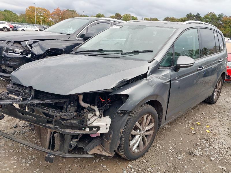 2018 VOLKSWAGEN TOURAN 1.6 TDI 115 SE FAMILY 5DR DSG for sale at Copart WOLVERHAMPTON
