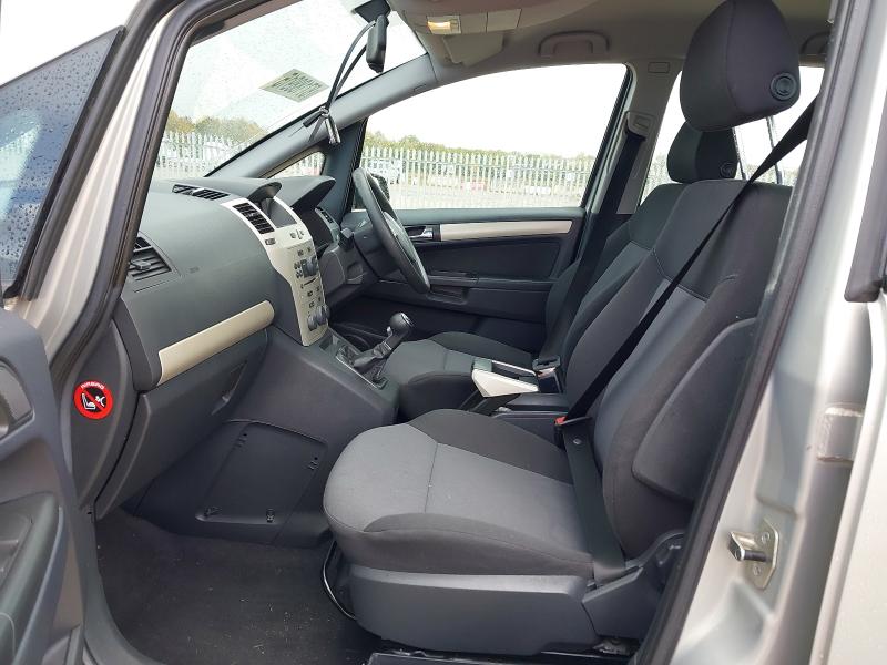 2008 VAUXHALL ZAFIRA 1.6I EXCLUSIV 5DR