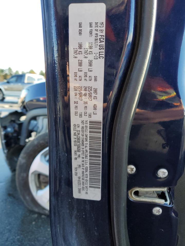 2019 Jeep Compass Latitude VIN: 3C4NJDBB3KT696268 Lot: 82649775