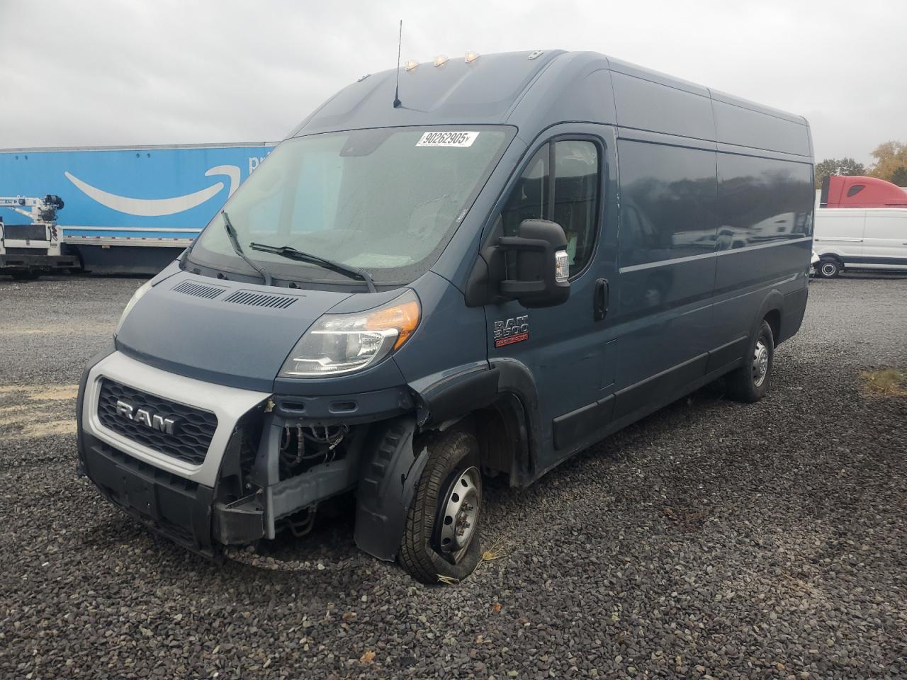 2021 Ram Promaster 3500 Delivery Van blue null flexible 3C6MRVJGXME536118 photo #1