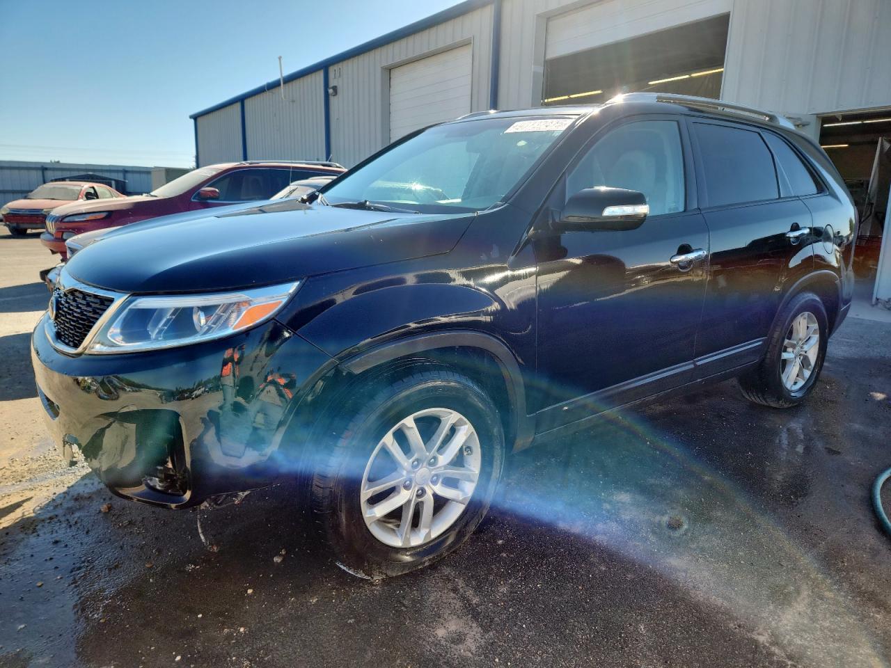 2015 Kia Sorento Lx black suv gas 5XYKT4A61FG657077 photo #1