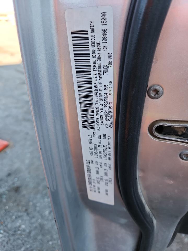 2011 Dodge Ram 2500 VIN: 3D7UT2CL1BG529164 Lot: 86592485