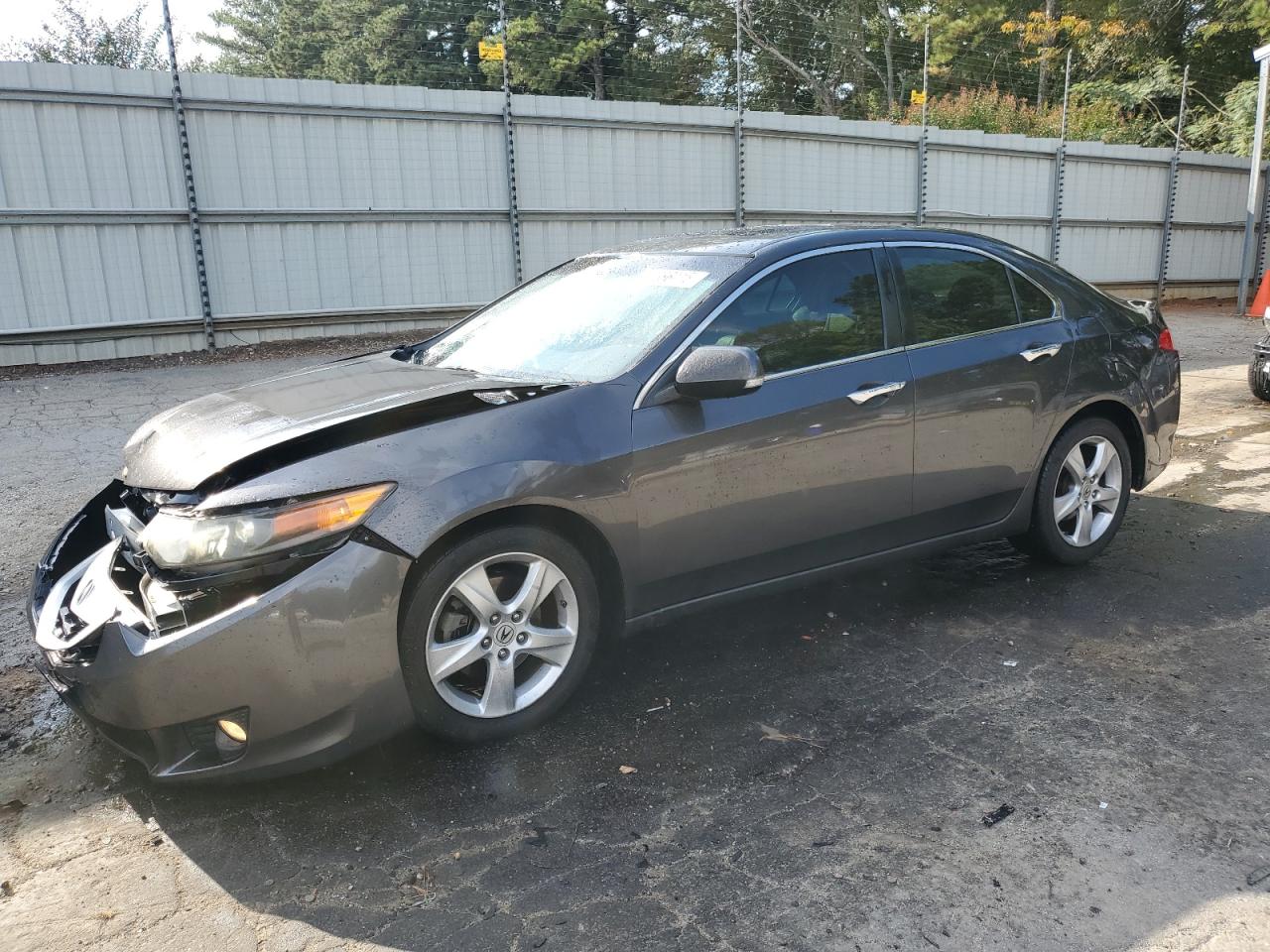 2010 ACURA TSX GRAY VIN: JH4CU2F64AC017505