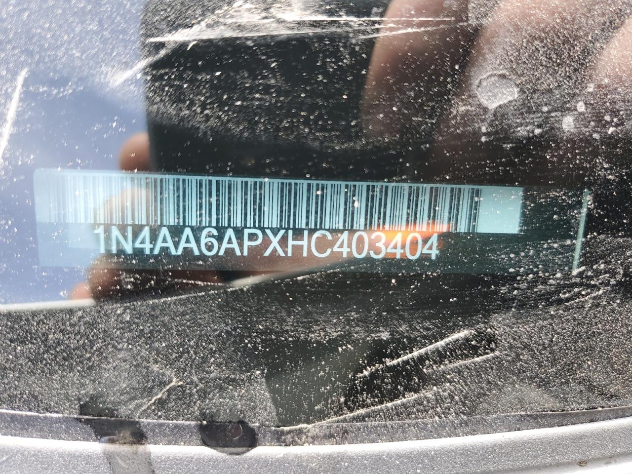 2017 Nissan Maxima 3.5S VIN: 1N4AA6APXHC403404 Lot: 82696255