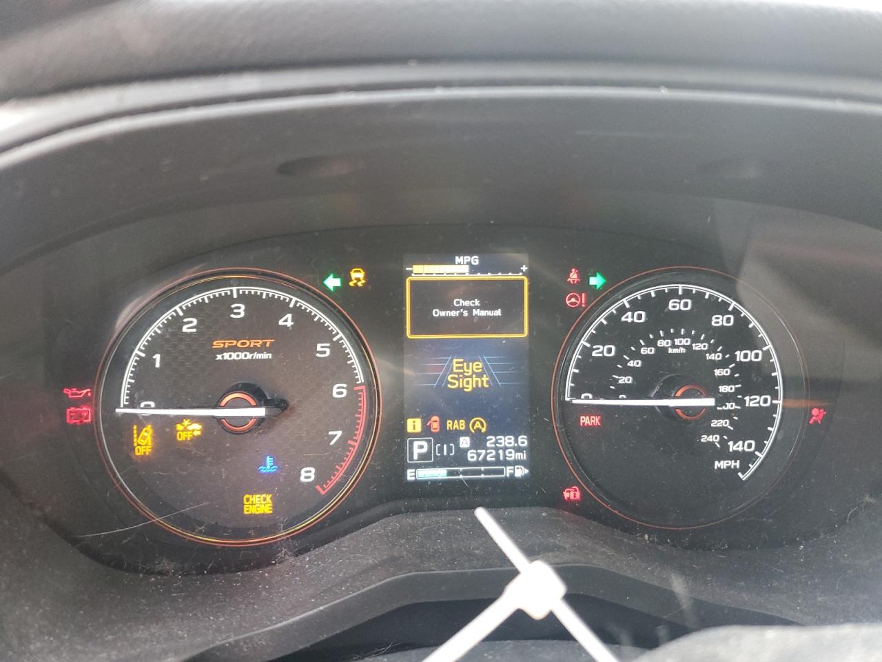 2020 Subaru Forester Sport VIN: JF2SKARC5LH474667 Lot: 87064375