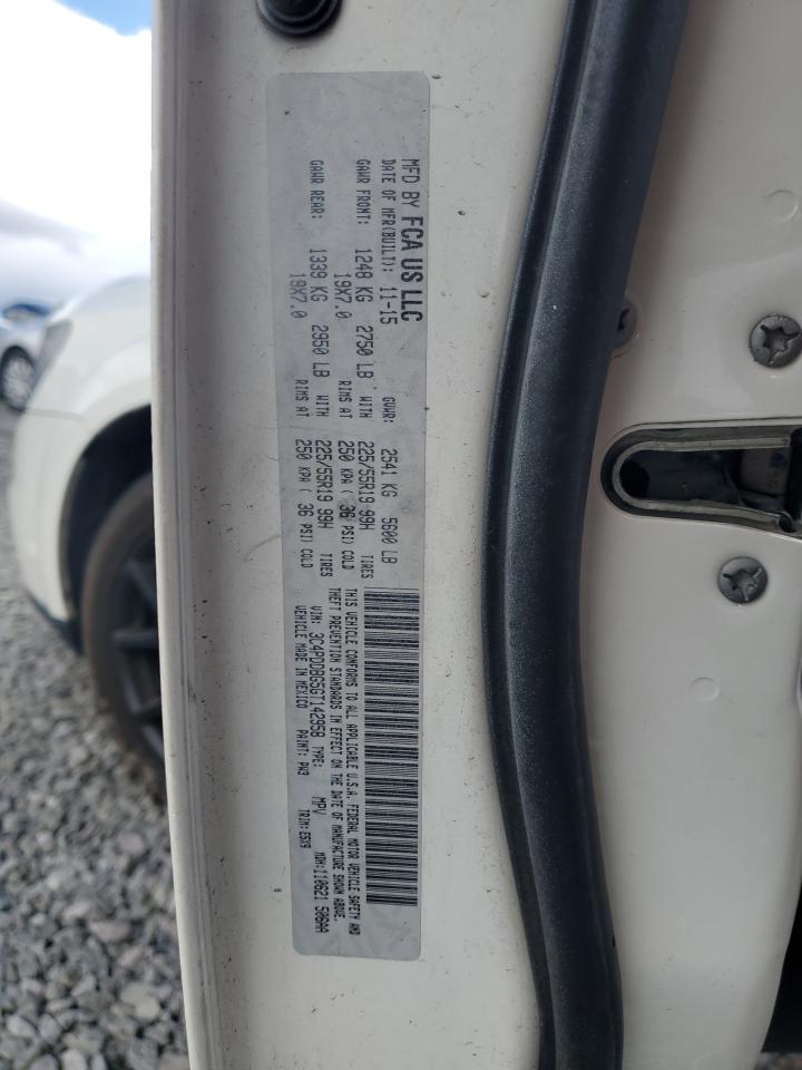 2016 Dodge Journey Sxt VIN: 3C4PDDBG5GT142958 Lot: 85651735