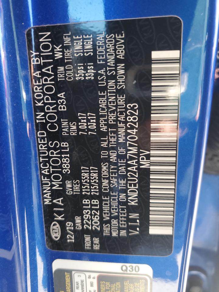 2021 Kia Seltos S VIN: KNDEU2AA7M7042823 Lot: 86862405