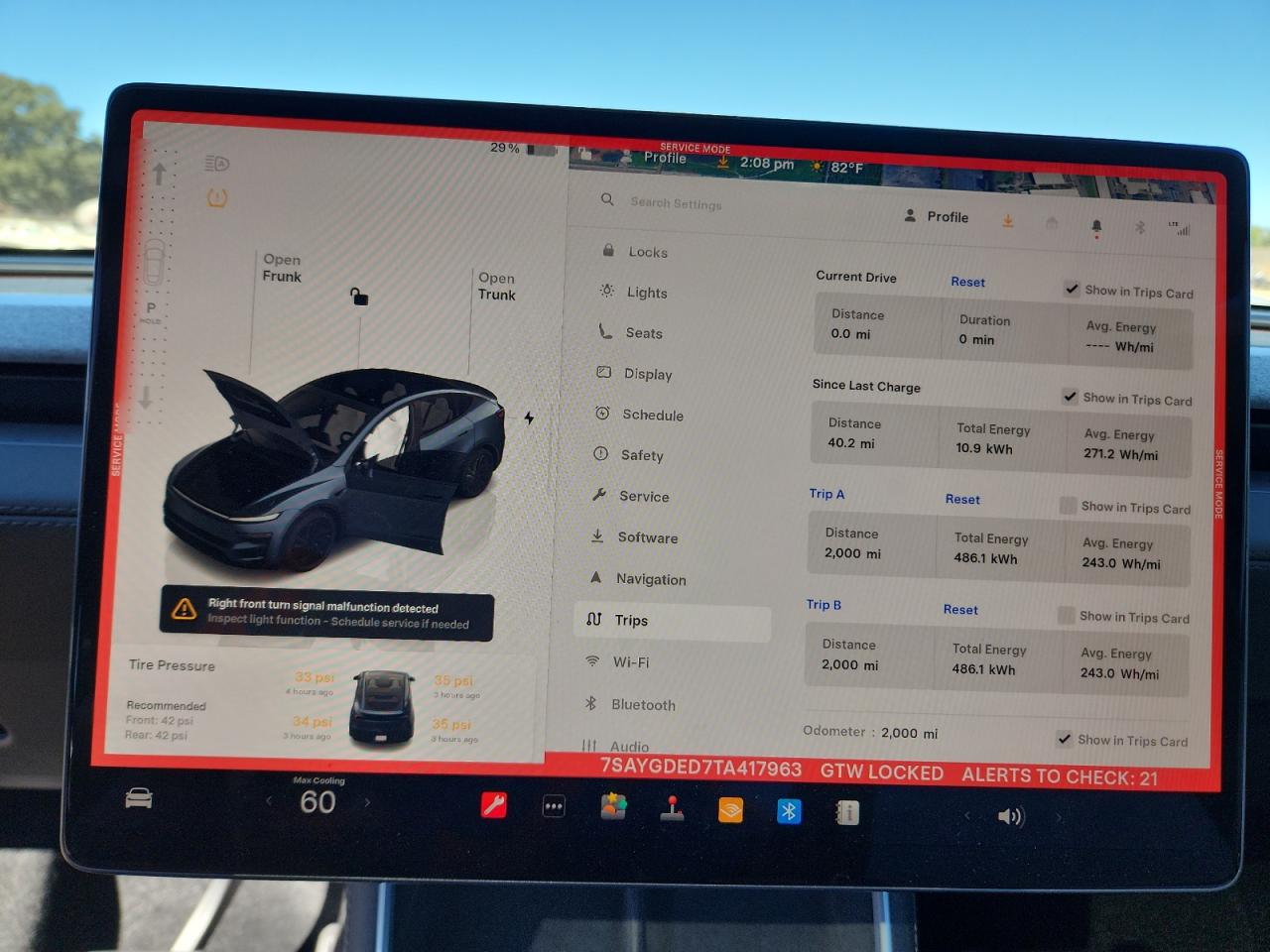 2026 Tesla Model Y VIN: 7SAYGDED7TA417963 Lot: 86883945