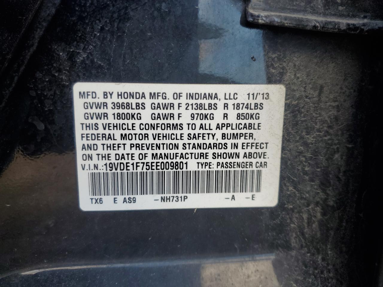 2014 Acura Ilx 20 Tech VIN: 19VDE1F75EE009801 Lot: 82315875