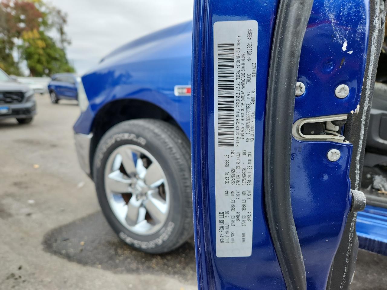 2016 Ram 1500 Slt VIN: 1C6RR7LM3GS357831 Lot: 89539015