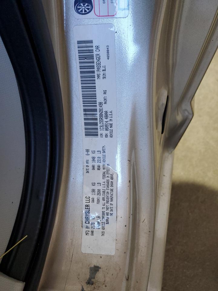 2008 Chrysler Sebring Touring VIN: 1C3LC55R98N281498 Lot: 84413275