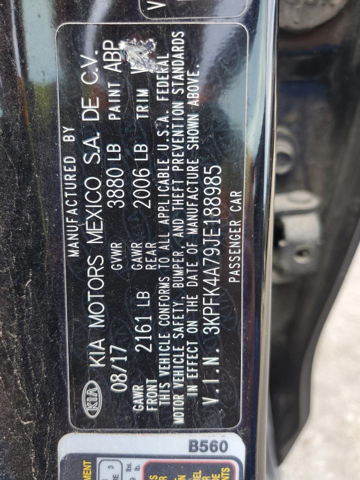 2018 Kia Forte Lx VIN: 3KPFK4A79JE188985 Lot: 84287045