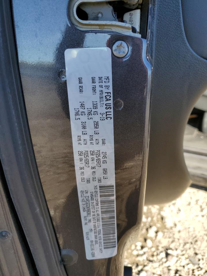 2019 Dodge Grand Caravan Gt VIN: 2C4RDGEG3KR663811 Lot: 82478225