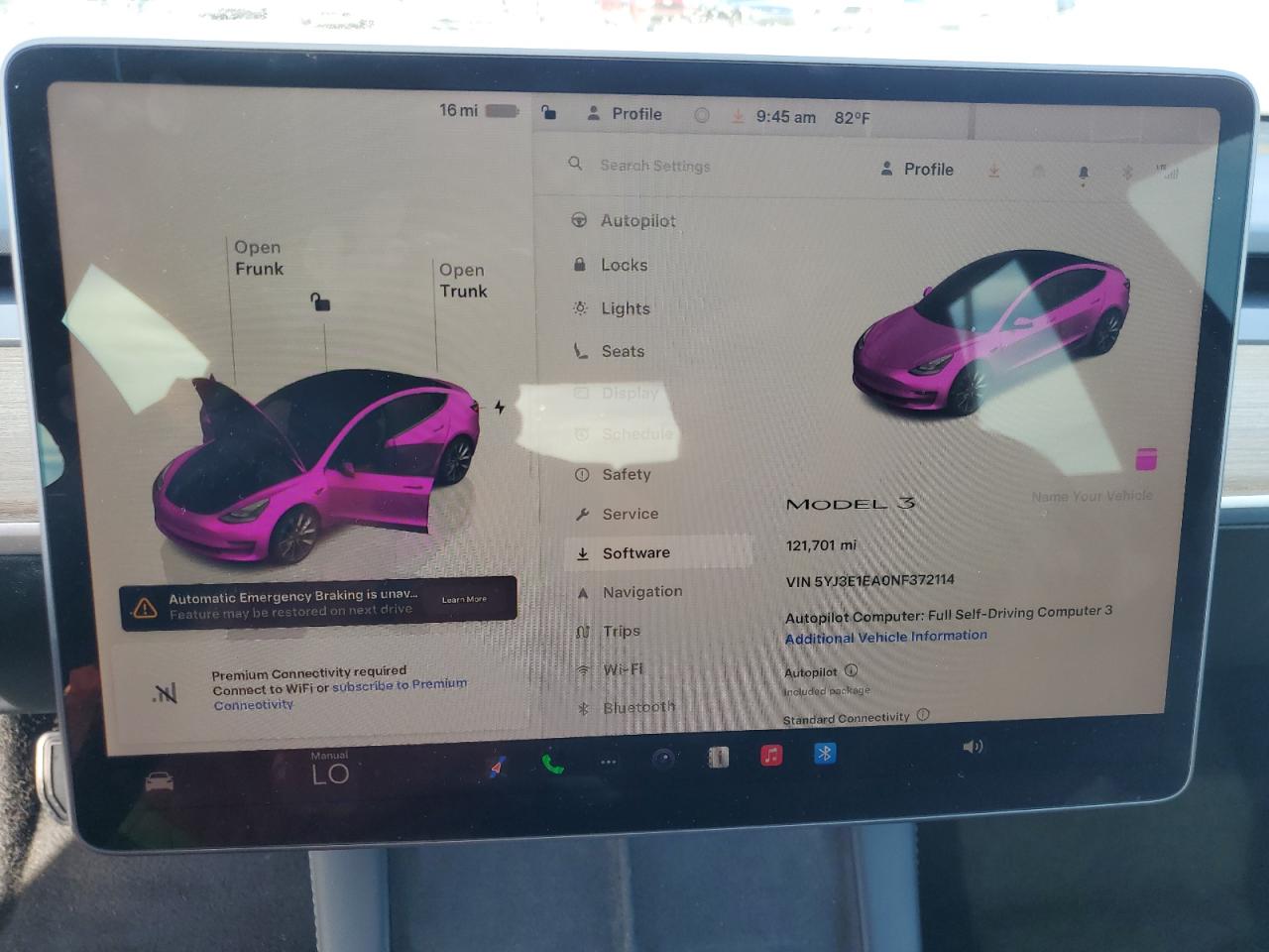 2022 Tesla Model 3 VIN: 5YJ3E1EA0NF372114 Lot: 85117175