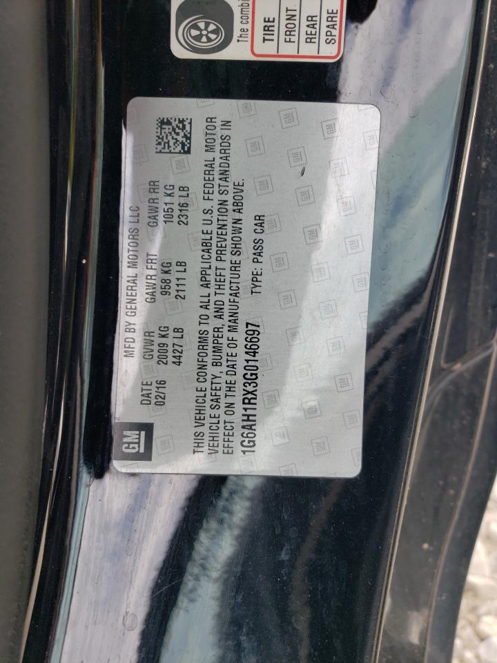 2016 Cadillac Ats Luxury VIN: 1G6AH1RX3G0146697 Lot: 82268115