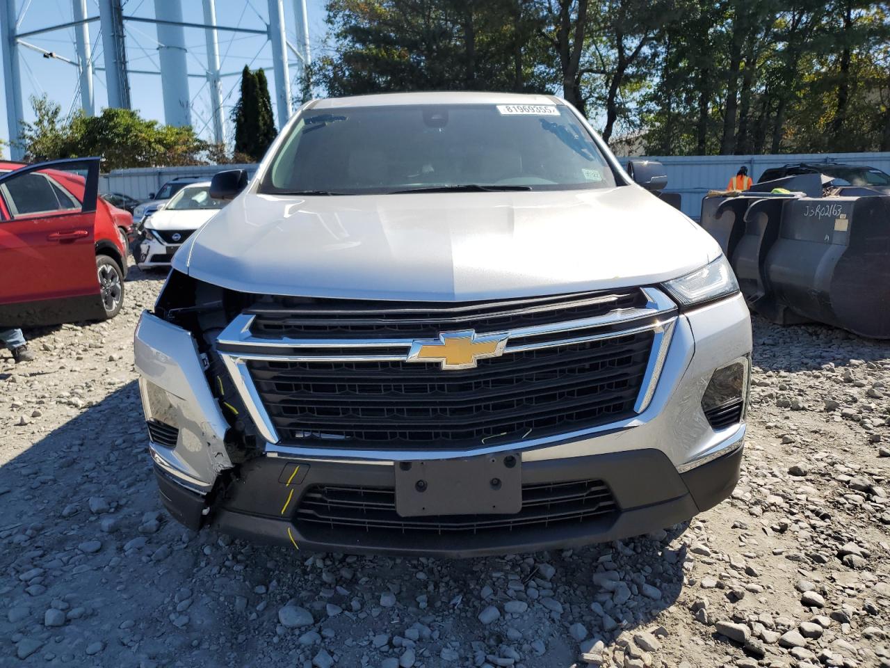 2022 Chevrolet Traverse Ls VIN: 1GNEVFKW3NJ100730 Lot: 81969355