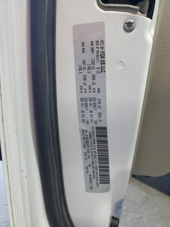 2015 Dodge Grand Caravan Se VIN: 2C4RDGBG0FR713784 Lot: 85282375