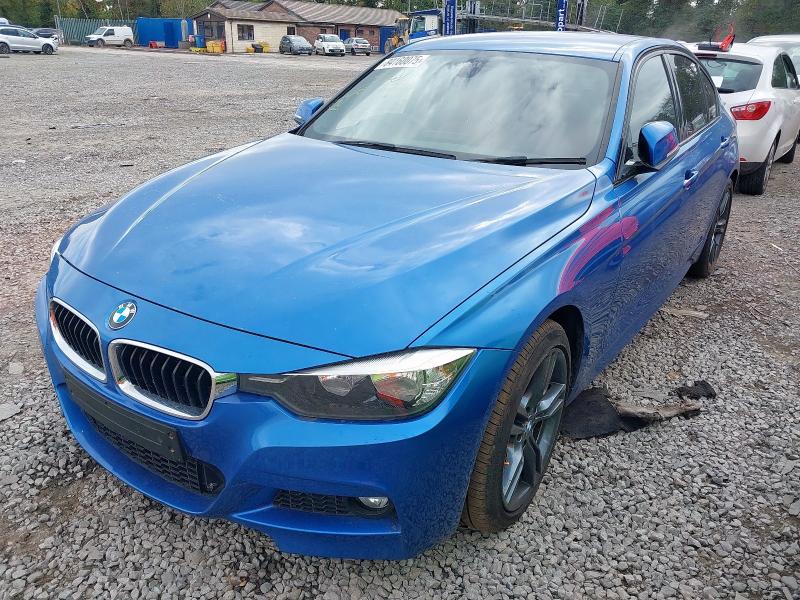2015 BMW 3 SERIES 320D M SPORT 4DR STEP AUTO for sale at Copart WOLVERHAMPTON