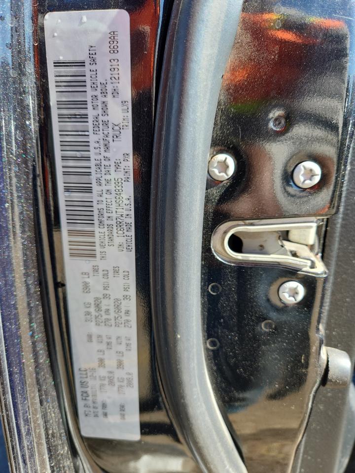 2017 Ram 1500 Longhorn VIN: 1C6RR7WT1HS648395 Lot: 89730205